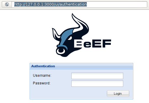 beef framework login