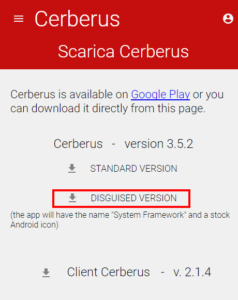 install cerberus